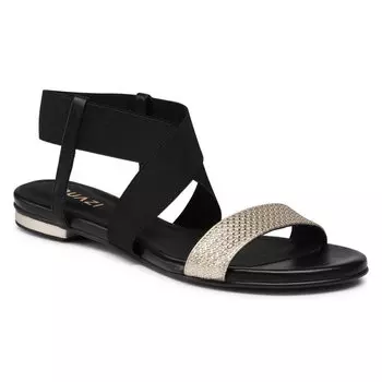 Сандалии QUAZI, черное золото