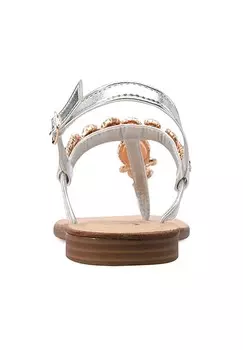 Сандалии Queen Helena, посеребренный