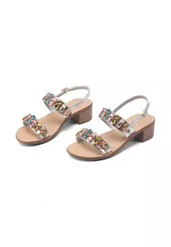 Сандалии Queen Helena, серебро