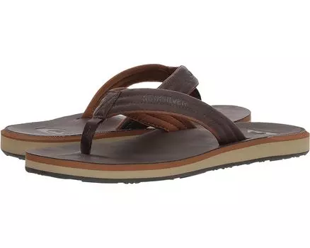 Сандалии Quiksilver Carver Nubuck, цвет Demitasse Solid