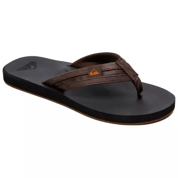 Сандалии Quiksilver Carver Squish, цвет Brown/Black/Brown