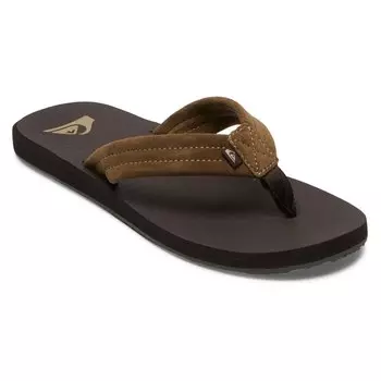 Сандалии Quiksilver Carver Suede Core, коричневый