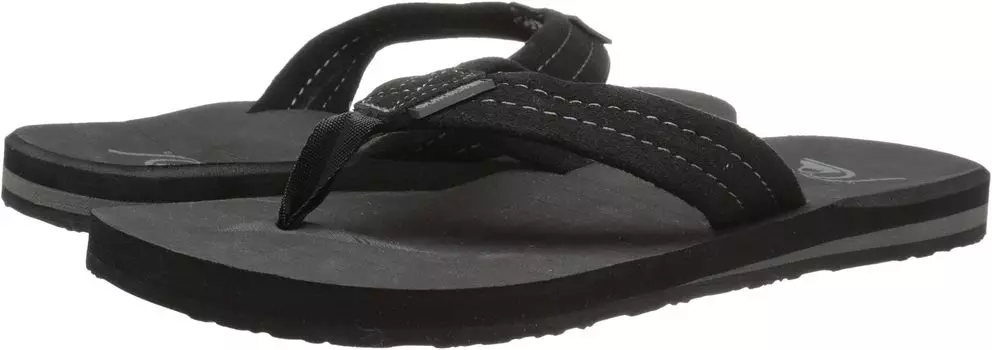 Сандалии Quiksilver Carver Suede, цвет Solid Black