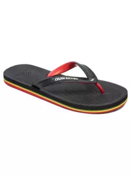 Сандалии Quiksilver "Haleiwa", цвет Black/Red/Green