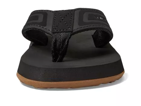Сандалии Quiksilver Kids Quiksilver Kids Monkey Wrench Core Flip Flops (Toddler/Little Kid/Big Kid), черный