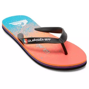 Сандалии Quiksilver Molokai Art II, цвет Blue/Blue/Orange