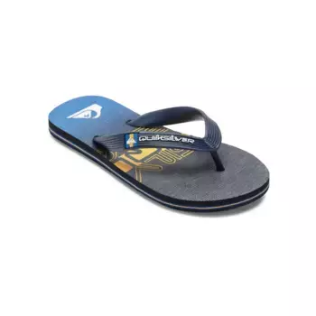 Сандалии Quiksilver «Molokai», черный/черный/оранжевый