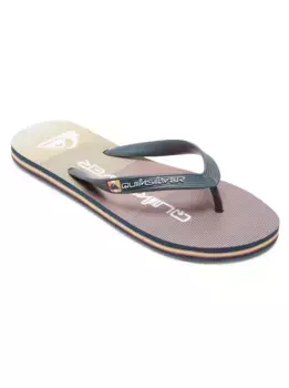 Сандалии Quiksilver "Molokai Massive", цвет Grey/Orange/Grey