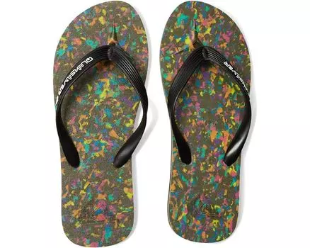 Сандалии Quiksilver Molokai Recycled, цвет Black/Blue/Black