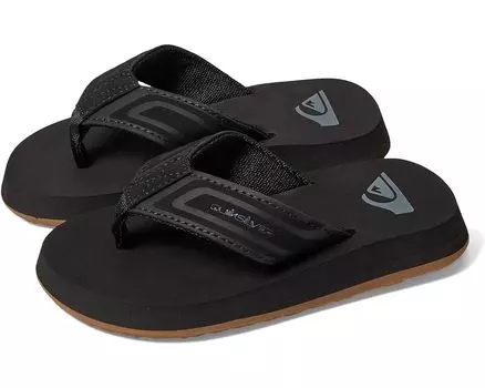 Сандалии Quiksilver Quiksilver Monkey Wrench Core Flip Flops, цвет Black 1