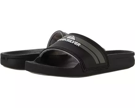 Сандалии Quiksilver Rivi Slide, цвет Black/Grey/Black 1