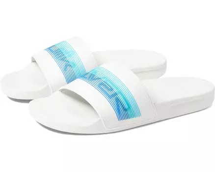 Сандалии Quiksilver Rivi Slide, цвет White/Blue/Blue