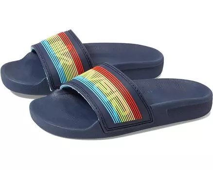 Сандалии Quiksilver Rivi Wordmark Slide, цвет Blue 2