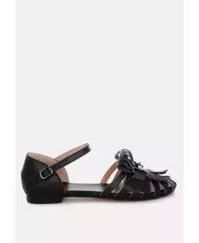 Сандалии Ramita Horsebit с бахромой Rag & Co, черный