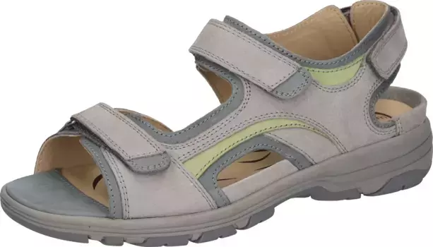 Сандалии Ranger, летняя обувь, уличная обувь, танкетка, треккинговый вид, ширина H Waldlufer, серый