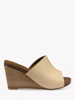 Сандалии Ravel Corby Leather Wedge, кремовый