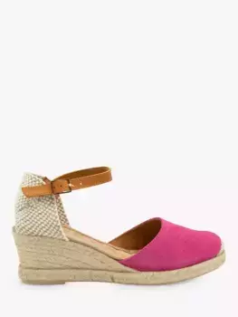 Сандалии Ravel Rhea Wedge Espadrille, цвет fuchsia