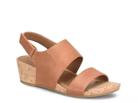 Сандалии Reba Wedge Eurosoft, Cognac