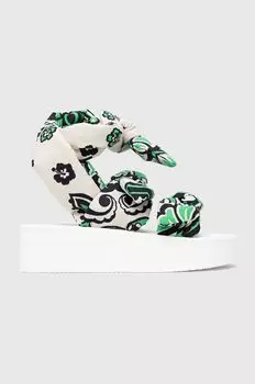 Сандалии Red Valentino, зеленый