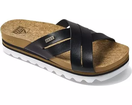 Сандалии Reef Cushion Bloom Hi, цвет Black/Tan