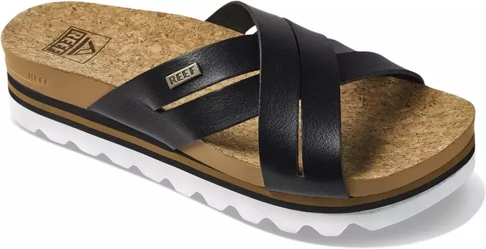 Сандалии Reef Cushion Bloom Hi, цвет Black/Tan