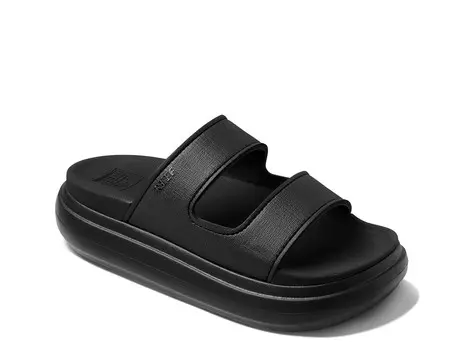 Сандалии Reef Cushion Bondi с 2 ремешками, черный