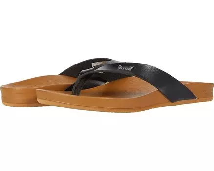 Сандалии Reef Cushion Court, цвет Black/Natural