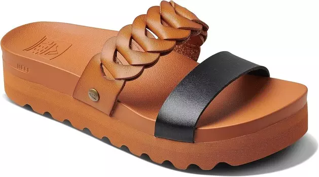 Сандалии Reef Cushion Vista Hi Twist, цвет Cognac Black
