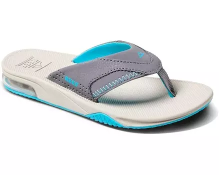 Сандалии Reef Kids Kids Fanning, цвет Grey/Aqua/Oak