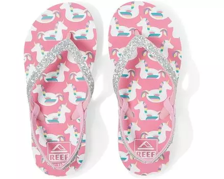 Сандалии Reef Reef Lil Stargazer Prints Flip Flop, цвет Unicorn Float