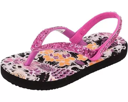 Сандалии Reef Reef Lil Stargazer Prints Flip Flop, цвет Pineapple Floral