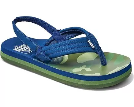 Сандалии Reef Reef Little Ahi Flip Flop, цвет Navy/Camo