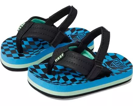 Сандалии Reef Reef Little Ahi Flip Flop, цвет Swell Checkers