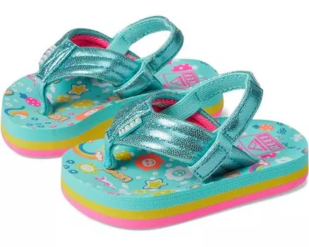 Сандалии Reef Reef Little Ahi Flip Flop, цвет Love Rainbow