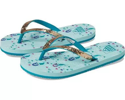 Сандалии Reef Reef Stargazer Prints Flip Flops, цвет Aqua Mermaids