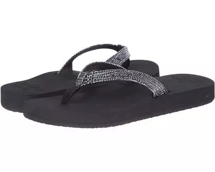 Сандалии Reef Star Cushion Sassy, черный/серебряный