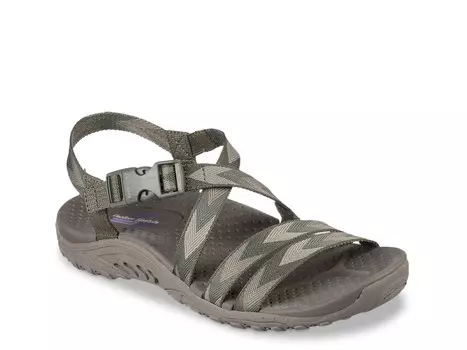 Сандалии Reggae Beach Beauty Skechers, оливково-зеленый