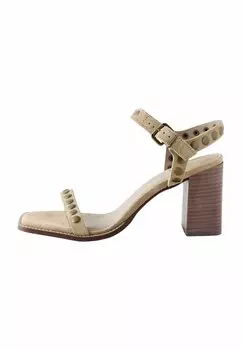 Сандалии REGULAR FIT-FOREVER COMFORT SQUARE TOE HARDWARE DETAIL BLOCK - High heeled als Next, коричневый