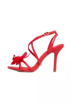 Сандалии REGULAR FIT -STILETTO MULTI STRAP FLORAL CORSAGE - High heeled sandals Lipsy, красный