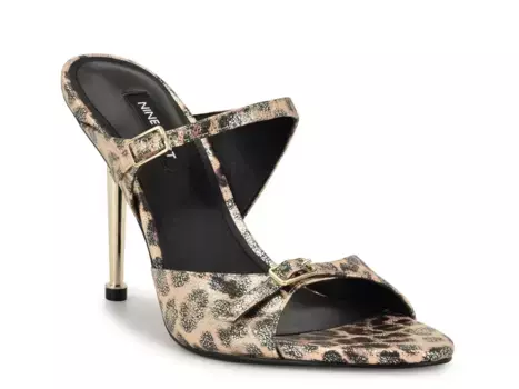 Сандалии Reida Nine West, Tan/Black Leopard Print