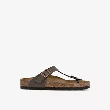 Сандалии-Ремешки из искусственной кожи с фирменной фурнитурой Birkenstock, коричневый