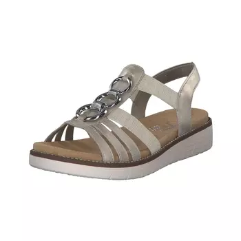 Сандалии remonte Keilsandaletten, цвет muschel/beige-gold