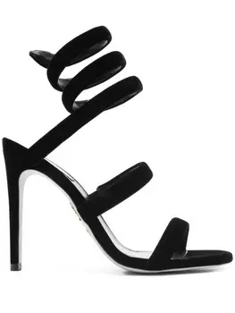 Сандалии Ren Caovilla 105 мм Cleo, черный