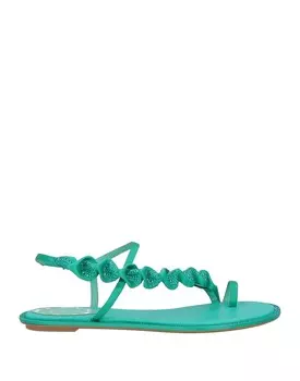 Сандалии Rene' Caovilla, бирюзовый