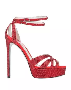 Сандалии Rene' Caovilla, красный