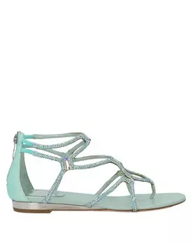 Сандалии Rene' Caovilla, небесно-голубой