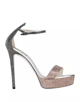 Сандалии Rene' Caovilla, розовое золото