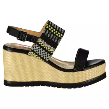 Сандалии Replay Shady Summer esparto wedge, черный
