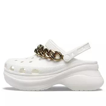 Сандалии retro chain white gold sandals 'white gold' Crocs, белый