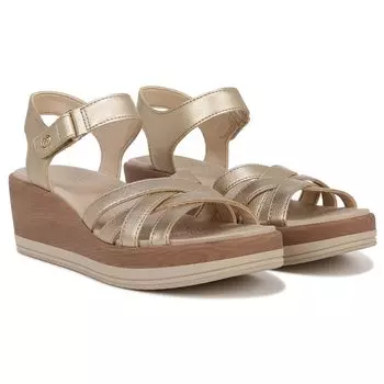 Сандалии Rhythm на средней/широкой танкетке Bzees, желтый